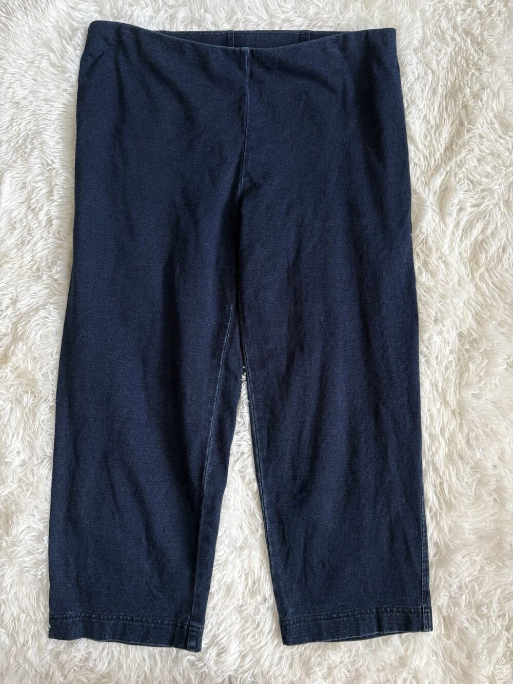 Pure Jill Indigo Women’s M Soft Crop Pants. Comfortable, Grt Quality